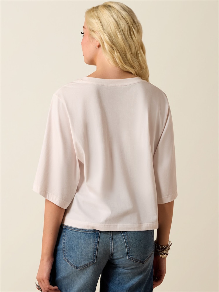 Ariat Brown Western Wanderlust Short Sleeve T-Shirt - Image 2 of 4