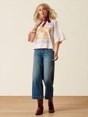 Ariat Brown Western Wanderlust Short Sleeve T-Shirt - Image 3 of 4