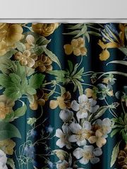 Graham & Brown Midnight Black Glasshouse Flora Made to Measure 100% Cotton Curtains - Image 6 of 8