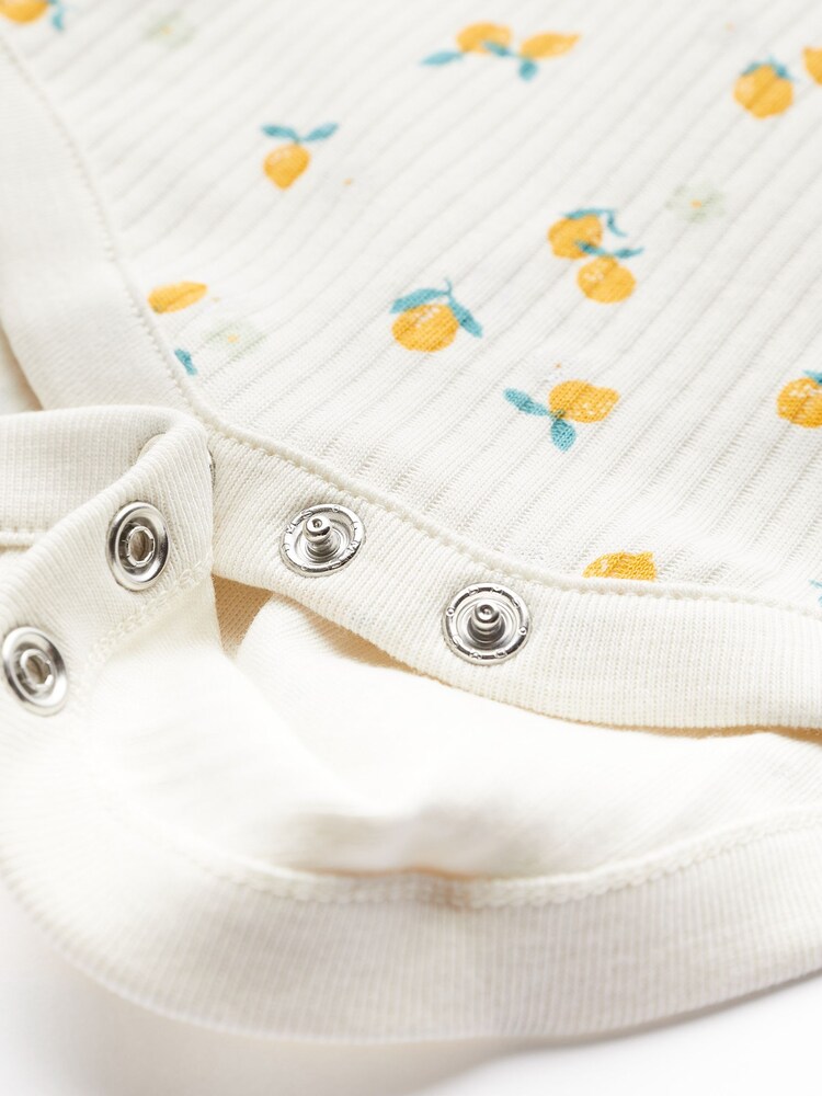 Zielony/ecru - Baby Vest Bodysuits 4 Pack - Image 2 of 6