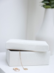 Chapter B Cream Textured Ceramic Storage Box - Image 1 of 5
