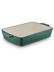 Barbary & Oak Green 39cm Foundry Cast Iron Roaster - Image 5 of 5