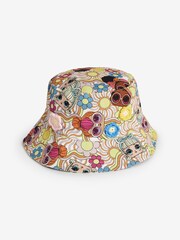 Ecru White LOL Printed Bucket Hat (3-13yrs) - Image 4 of 5