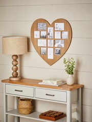 Natural Bronx Heart Shaped Collage Picture Frame - Image 2 of 6