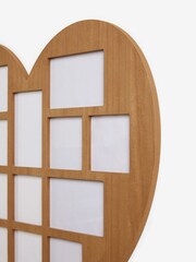 Natural Bronx Heart Shaped Collage Picture Frame - Image 6 of 6