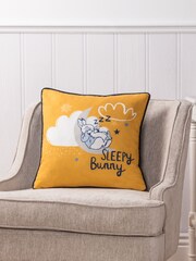 Peter Rabbit™ Yellow Sleepy Head Timeless Cushion - Image 1 of 4