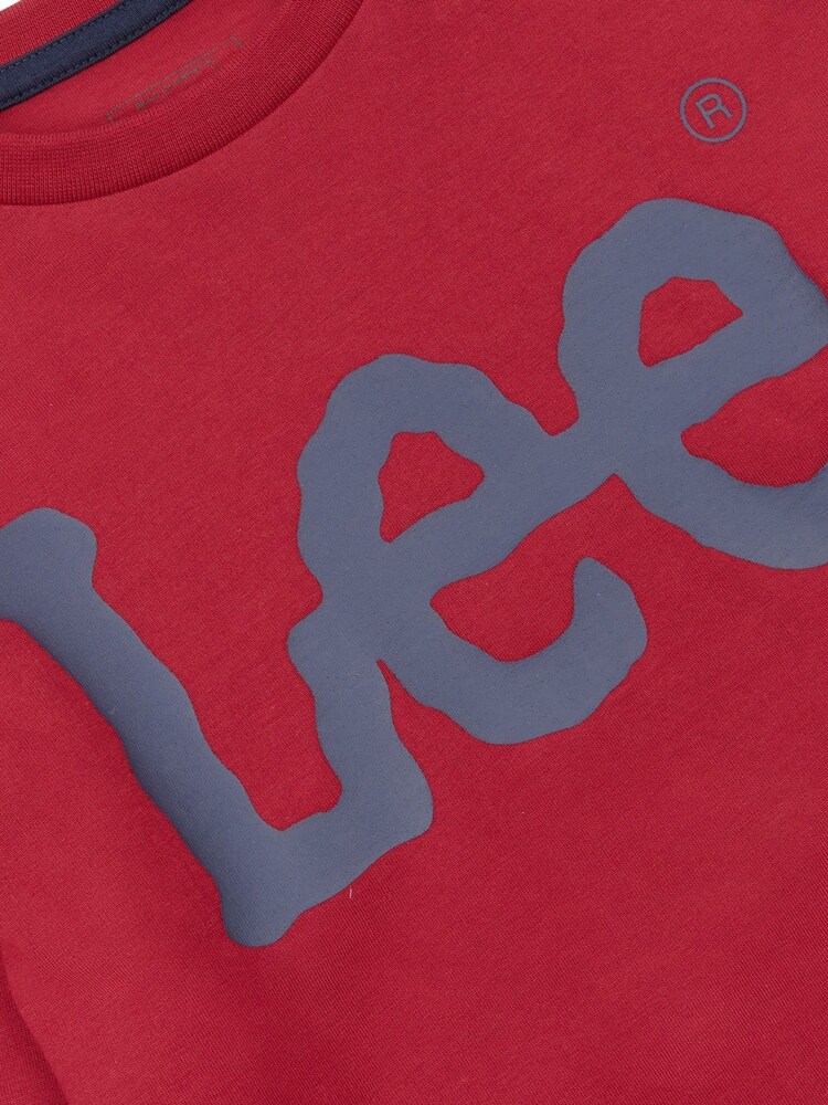 Lee Boys Classic Wobbly Long Sleeve T-Shirt - Image 3 of 3 Lee Boys Classic Wobbly Long Sleeve T-Shirt - Image 3 of 3