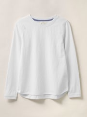 White Stuff White Plain Casey Long Sleeve T-Shirt - Image 4 of 6