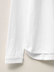 White Stuff White Plain Casey Long Sleeve T-Shirt - Image 6 of 6