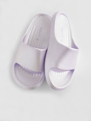 Lilac Purple Metallic Lightweight Sliders - Image 3 of 5