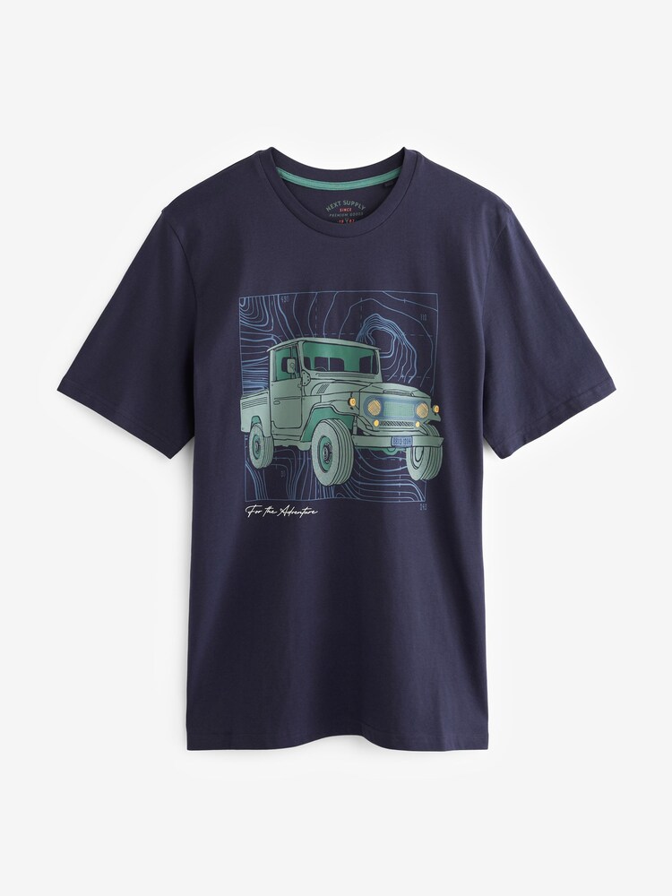 Motorbike Mix Print T-Shirts 3 Pack - Image 4 of 11