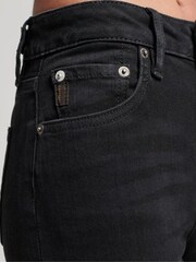 Superdry Black Vintage High Rise Skinny Denim Jeans - Image 4 of 4