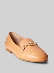 Lauren Ralph Lauren Nude Averi Leather Loafers - Image 1 of 4
