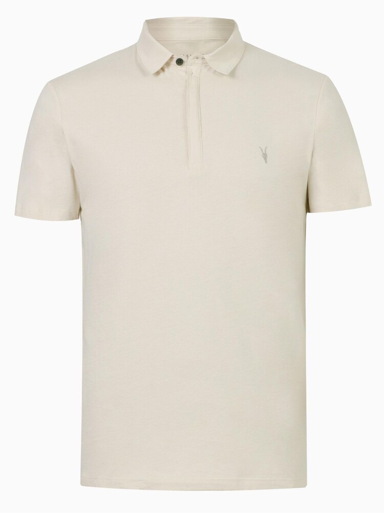 AllSaints Natural Brace Short Sleeve 100% Cotton Polo Shirt - Image 6 of 6 AllSaints Natural Brace Short Sleeve 100% Cotton Polo Shirt - Image 6 of 6