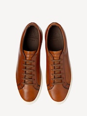 Loake Sprint Handpainted Cup Sole Sneakers - Image 3 of 5