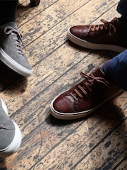 Loake Sprint Handpainted Cup Sole Sneakers - Image 5 of 5
