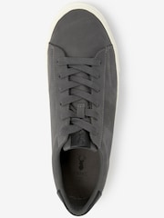 Grey Wide Fit Perforated Side Trainers - Image 5 of 6