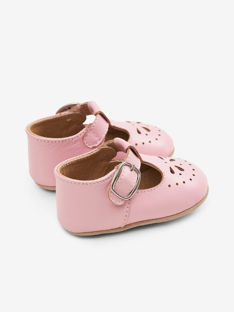 JoJo Maman Bébé Leather Pre-Walker Shoes - Изображение 2 из 4