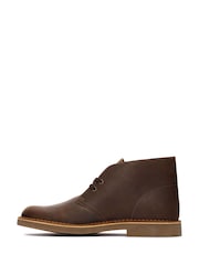 Clarks Brown Beeswax Leather Desert Evo Boots - Image 2 of 7