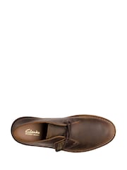 Clarks Brown Beeswax Leather Desert Evo Boots - Image 5 of 7