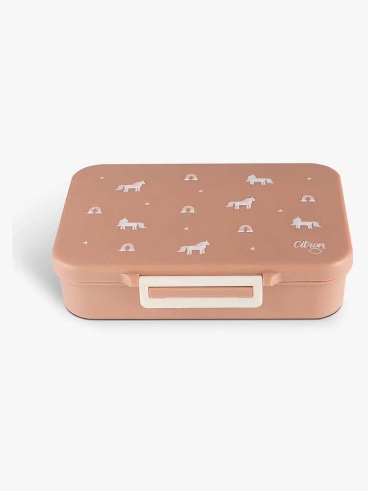 Citron Lunch Box with Mix-Free Compartements and Saucer - Image 1 of 6