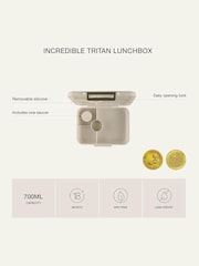 Citron Lunch Box with Mix-Free Compartements and Saucer - Image 6 of 6