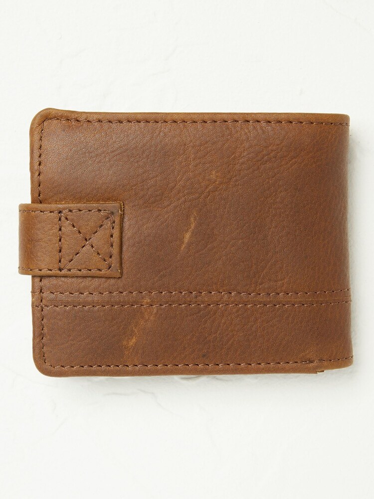FatFace Brown Seamed Wallet - Image 2 of 4