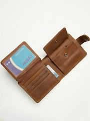 FatFace Brown Seamed Wallet - Image 4 of 4