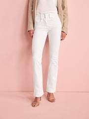 Weiß - Lift, Slim And Shape Jeans mit Bootcut-Schnitt - Bild 3 von 5