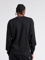 Franklin & Marshall Black Mens 100% Cotton BB Crew Top - Image 2 of 4
