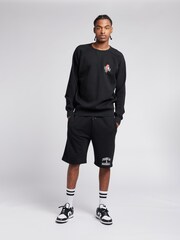 Franklin & Marshall Black Mens 100% Cotton BB Crew Top - Image 3 of 4
