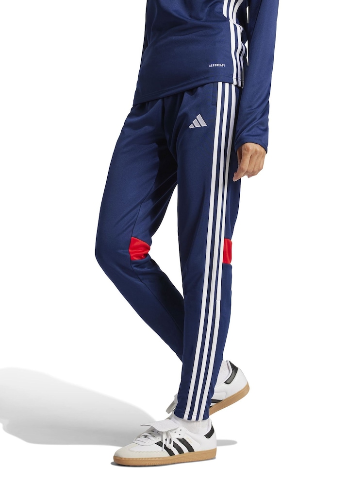 adidas Blue Tiro 25 Essentials Training Tracksuit Bottoms - Image 1 of 6 adidas Blue Tiro 25 Essentials Training Tracksuit Bottoms - Image 1 of 6