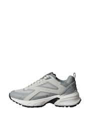 Szary - Siateczkowe buty sportowe Calvin Klein - Obraz 2 z 6