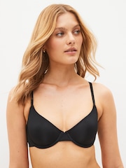 Black/Caramel Nude Non Pad Balcony Smoothing T-Shirt Bras 2 Pack B-E - Image 2 of 9