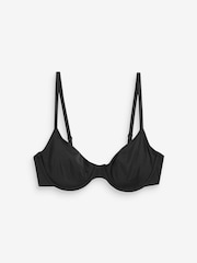 Black/Caramel Nude Non Pad Balcony Smoothing T-Shirt Bras 2 Pack B-E - Image 6 of 9