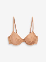 Black/Caramel Nude Non Pad Balcony Smoothing T-Shirt Bras 2 Pack B-E - Image 7 of 9