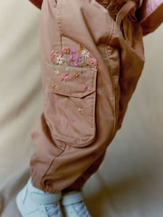 Tan Brown Cargo Pocket Trousers (3mths-7yrs) - Image 3 of 5