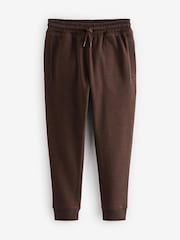 Chocolate Brown Slim Fit Cuffed Joggers (3-16yrs) - Image 1 of 2