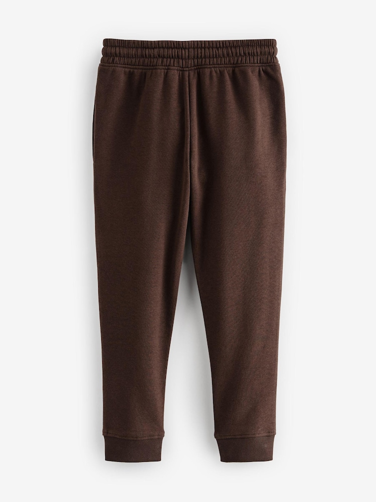 Chocolate Brown Slim Fit Cuffed Joggers (3-16yrs) - Image 2 of 2