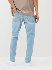 Bleach Light Blue Skinny Ripped Denim Jeans - Image 3 of 11
