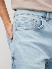 Bleach Light Blue Skinny Ripped Denim Jeans - Image 6 of 11