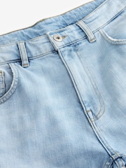 Bleach Light Blue Skinny Ripped Denim Jeans - Image 8 of 11