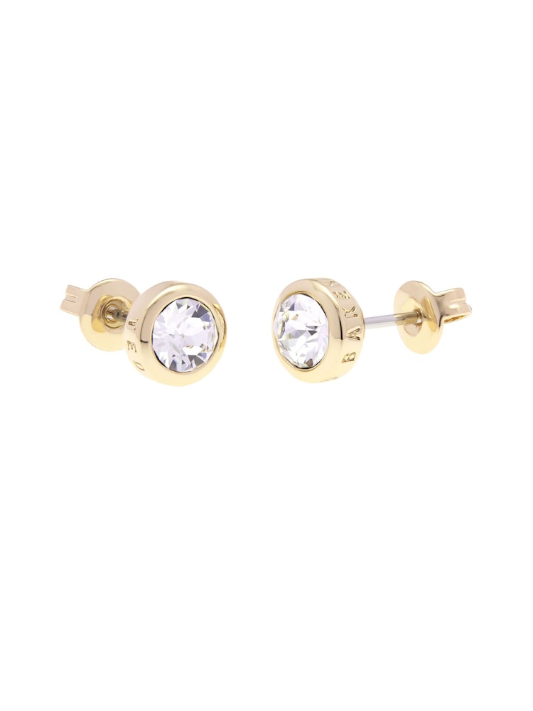 Ted Baker Gold Tone SINAA: Crystal Stud Earrings - Image 1 of 5