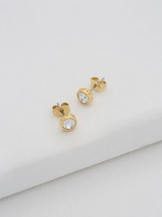 Ted Baker Gold Tone SINAA: Crystal Stud Earrings - Image 4 of 5