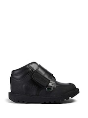Kickers Black Infant Mid Scuff Shoes - Image 1 of 9