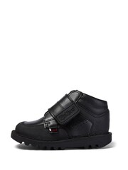 Kickers Black Infant Mid Scuff Shoes - Image 2 of 9