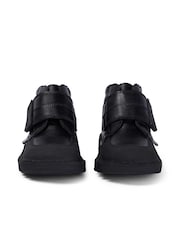 Kickers Black Infant Mid Scuff Shoes - Image 5 of 9