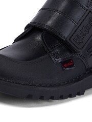 Kickers Black Infant Mid Scuff Shoes - Image 8 of 9