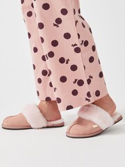 Radley London Chelsea Creek Shearling Mule Slippers - Image 4 of 4