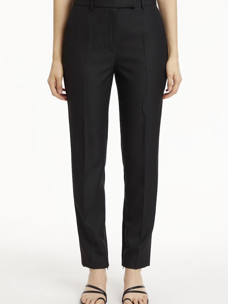 Calvin Klein Essential Slim Fit Tailored Black Trousers - Image 1 of 3